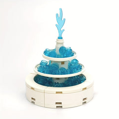 Particle Building Blocks Fountain Treehouse Courtyard Set