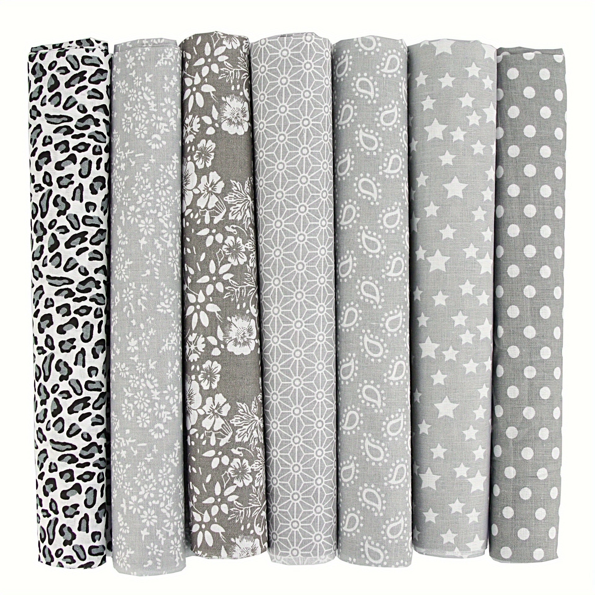 7pcs Patchwork Cloth Strips for DIY Hand Sewing Gift