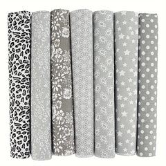 7pcs Patchwork Cloth Strips for DIY Hand Sewing Gift