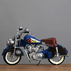 Vintage Style Classic Motorbike Model Toy