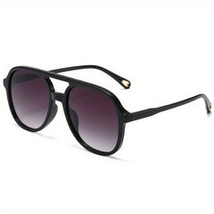 Men's Retro Square Polarized Aviator Sunglasses 70s Style