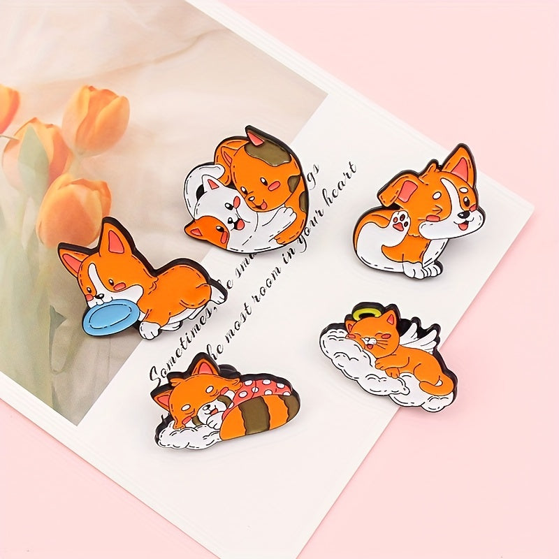 Cute Puppy Brooch Pin for Girls