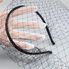 Bridal Veil Mesh Headband Prom Party Wedding Headdress