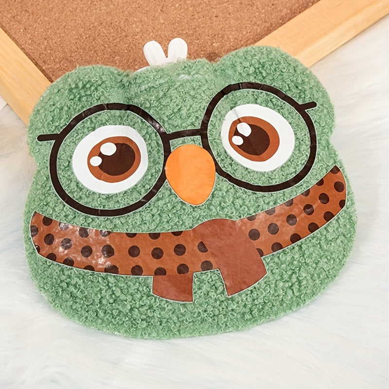 Cartoon Couple Water Injection Hot Water Bag PVC Plush Hand Warmer