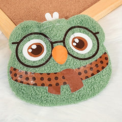 Cartoon Couple Water Injection Hot Water Bag PVC Plush Hand Warmer
