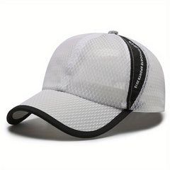 Unisex Breathable Mesh Baseball Cap Outdoor Sport Letter Embroidery