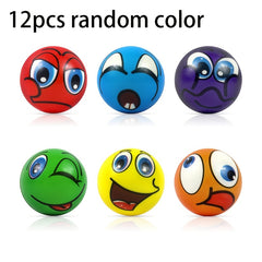Expressive Stress Balls Set - Christmas Halloween Party Gag Grip Sponge Balls