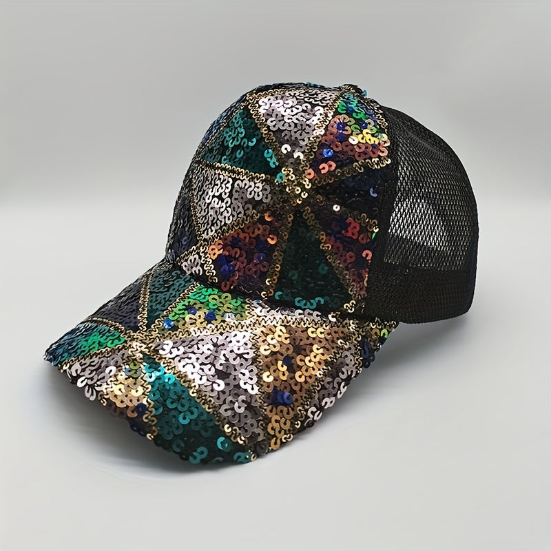 Colorful Peaked Cap Breathable Baseball Cap Sunshade Hat