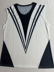 Colorblock Stripe Print Tank Top
