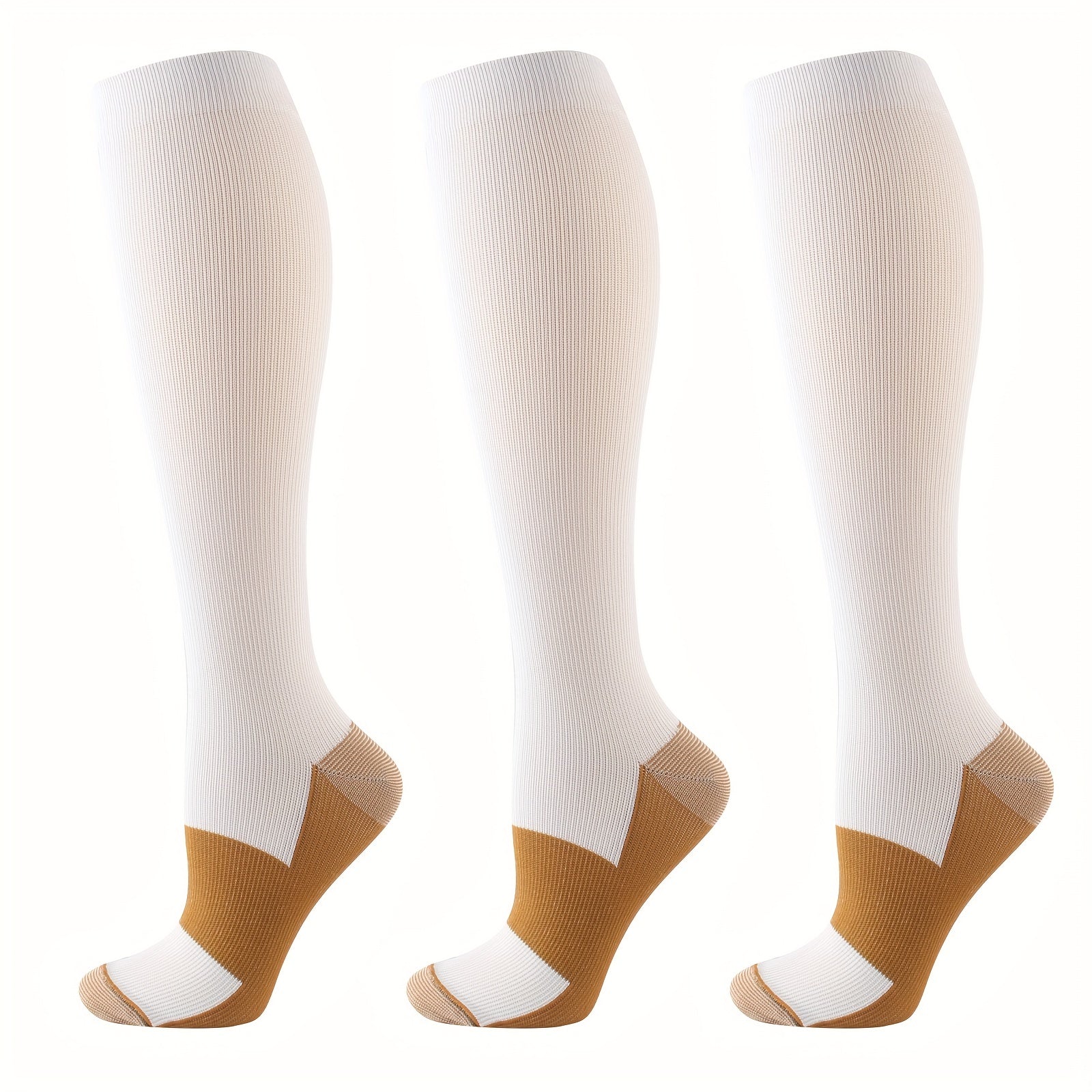 Copper Compression Socks for Men and Women - Knee High Stocking for Sport