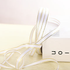 Double Lace Ribbon Golden Decoration 20m