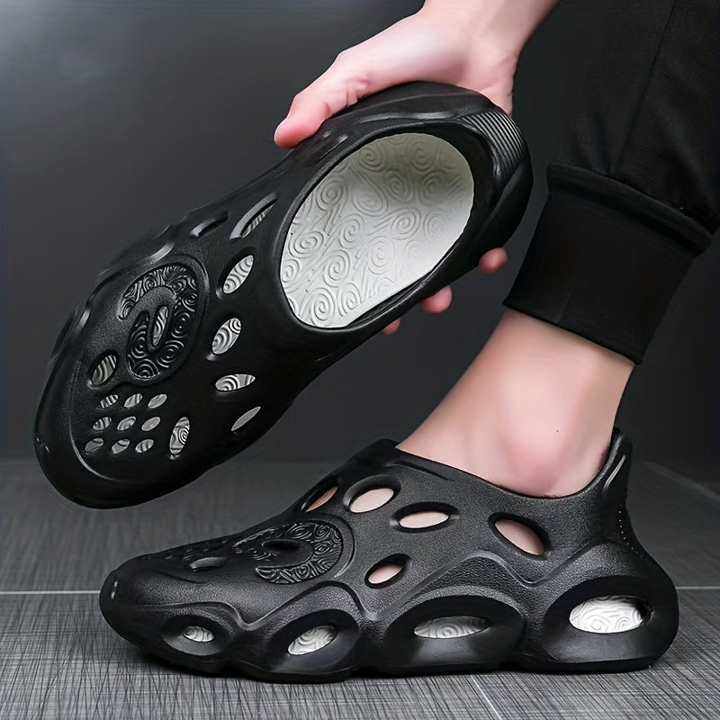 Women's Hollow Out Clogs Slip On Beach Shoes Lightweight Summer Shoes