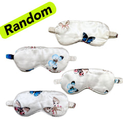 Cartoon Printed Breathable Sleep Eye Mask Soft Comfortable Blackout Blindfold