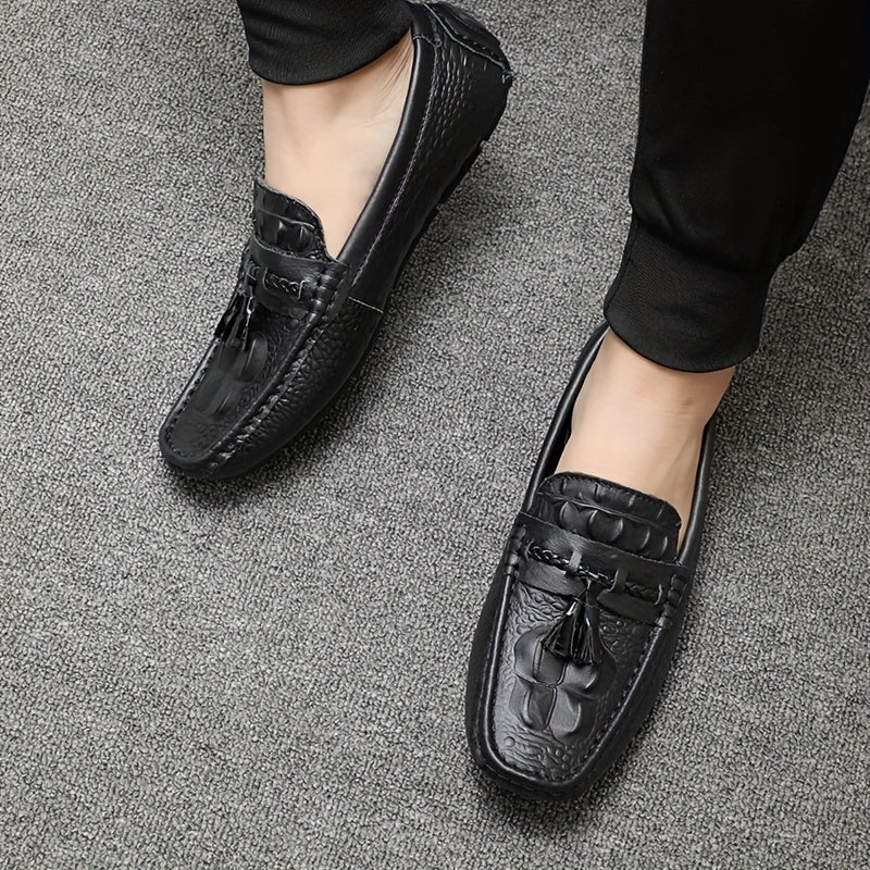 Men's Tassel Loafer Shoes Lightweight Slip On Moccasin Shoes