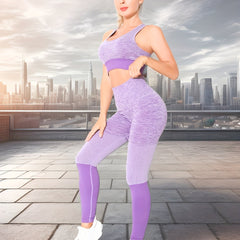 Women Gym Clothing Workout Bra Top Leggings Fitness Suit