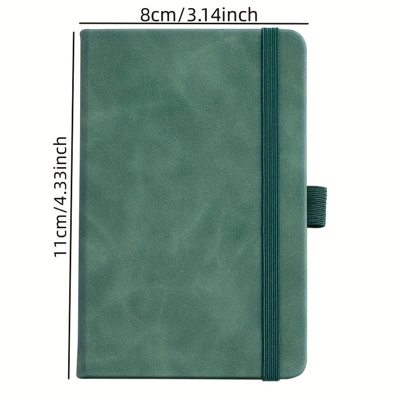 A7 Portable Notebook Soft Leather Cover 200 Pages