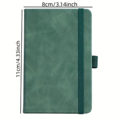 A7 Portable Notebook Soft Leather Cover 200 Pages