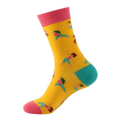 Men's Novelty Crew Socks for Outdoor Activities