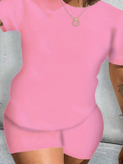 Women's Tee & Shorts Outfits Set