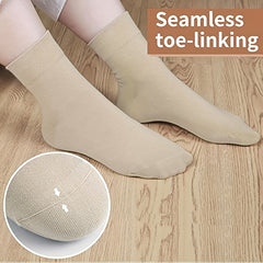 5 Pairs Soft Thin Cotton Socks for Men Women
