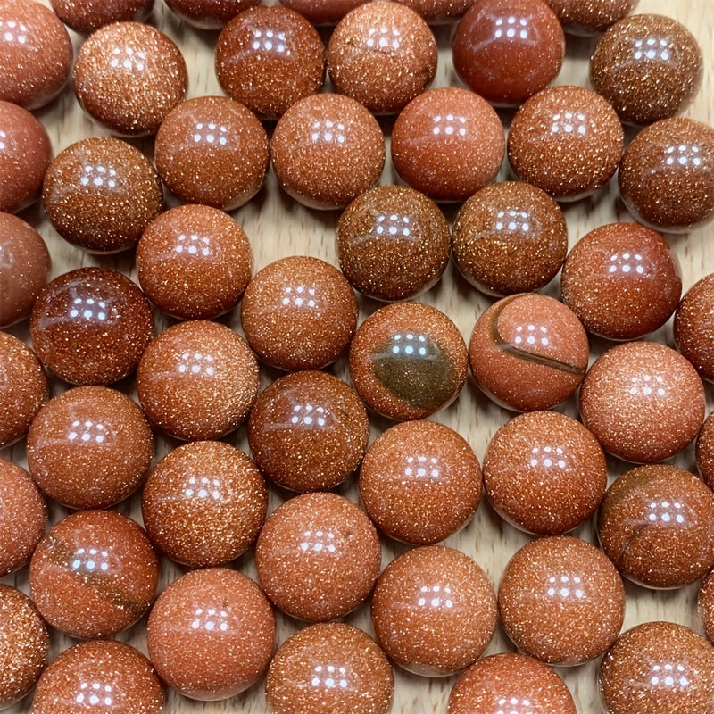 Golden Sandstone Red Ball Healing Stone for Decoration