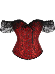 Lace Corset Bustier Tummy Control Body Shaper Women's Lingerie