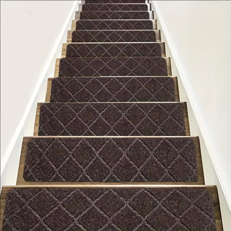 Non Slip Carpet Stair Treads 8x30 - Anti Slip Grip for Elders and Dogs