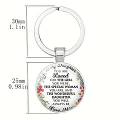 Vintage English Keychain For Boys Bag Wallet Charm Accessories