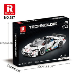 Reobrix Classic Racing Series Building Block Toy Gift