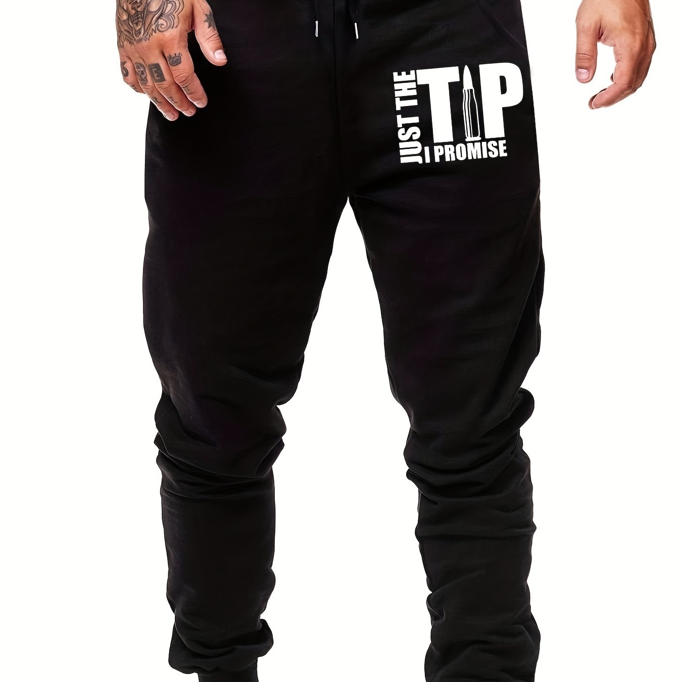 Graphic Print Men's Sports Trousers Casual Joggers Pants