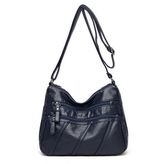 Women's Striped Shoulder Bag Large Capacity Crossbody