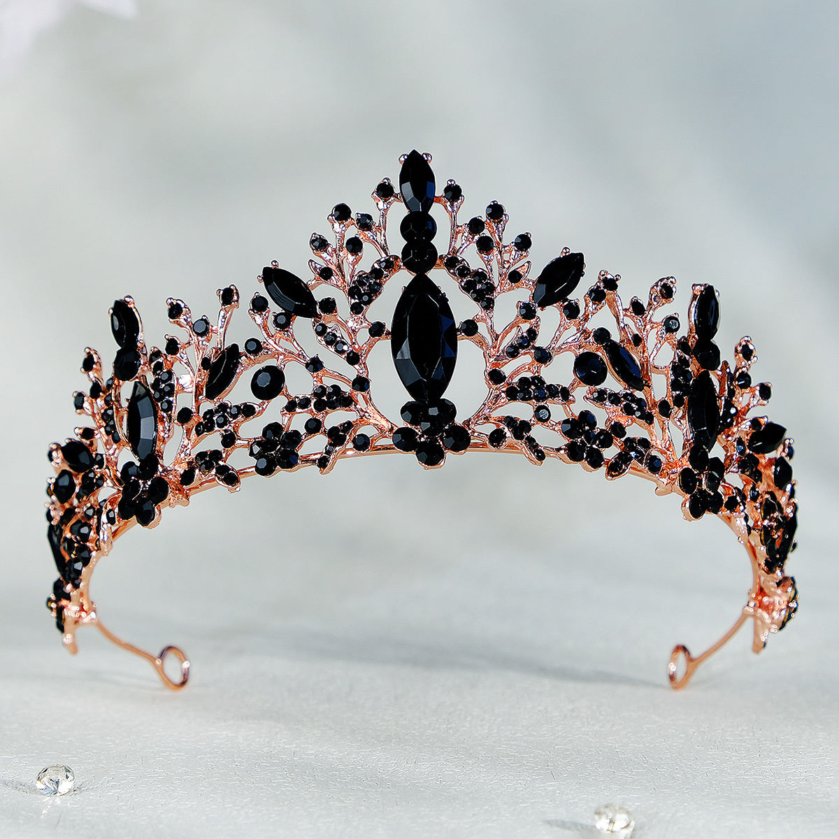 Pink Crystal Tiara Crown for Women Girls