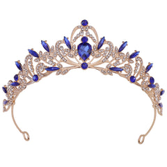 Vintage Baroque Rhinestone Wedding Crystal Tiara