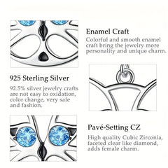 925 Sterling Silver Cat Earrings For Girls Cat Dangle Jewelry