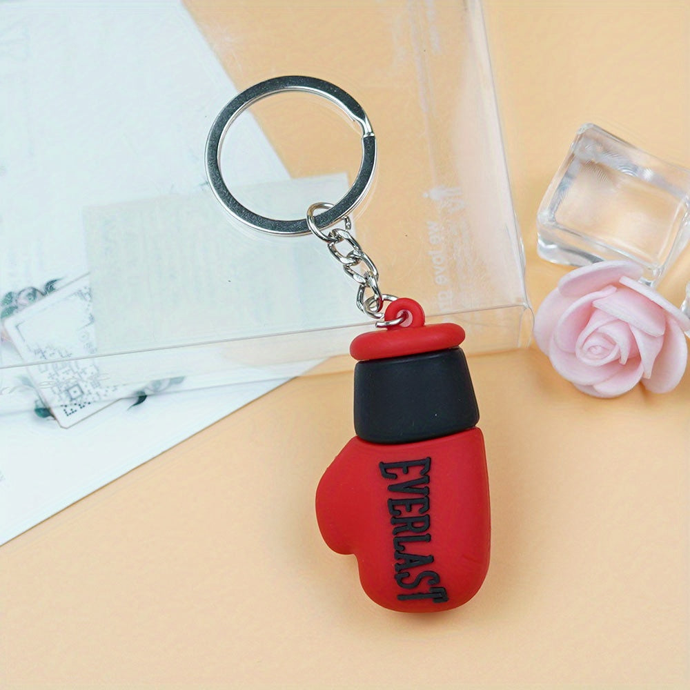 Cartoon Boxing Gloves Keychain Decorative Accessories Gift For Kids