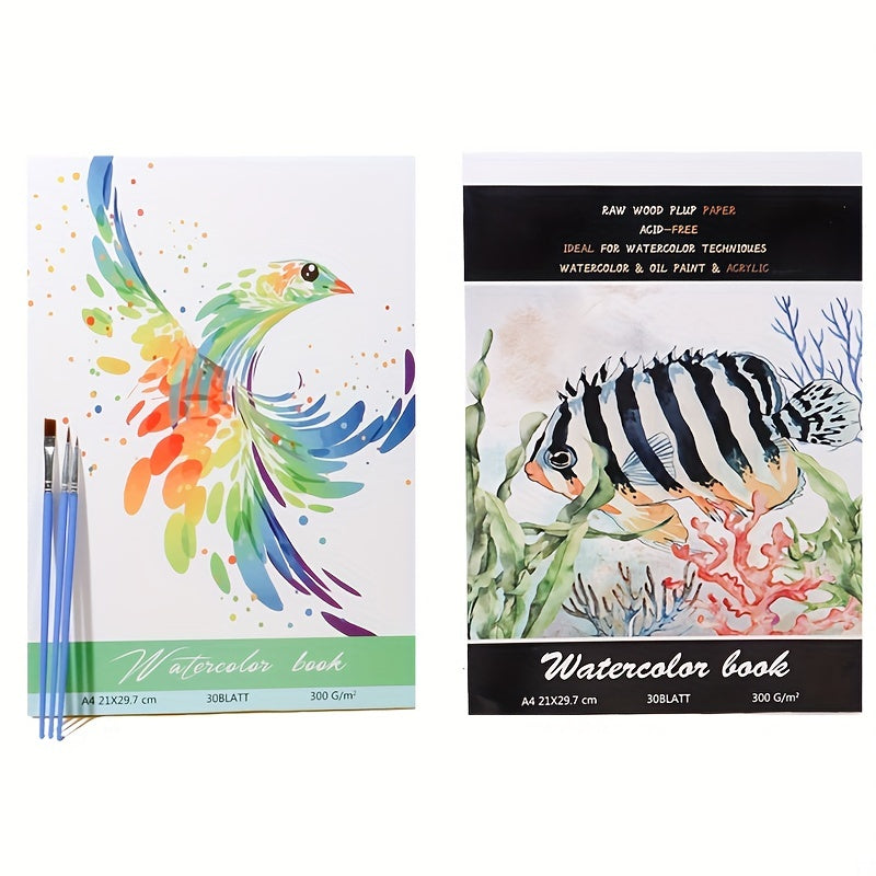 Watercolor Book 30 Sheets 140lb 300gsm Watercolor Paper Art Sketchbook