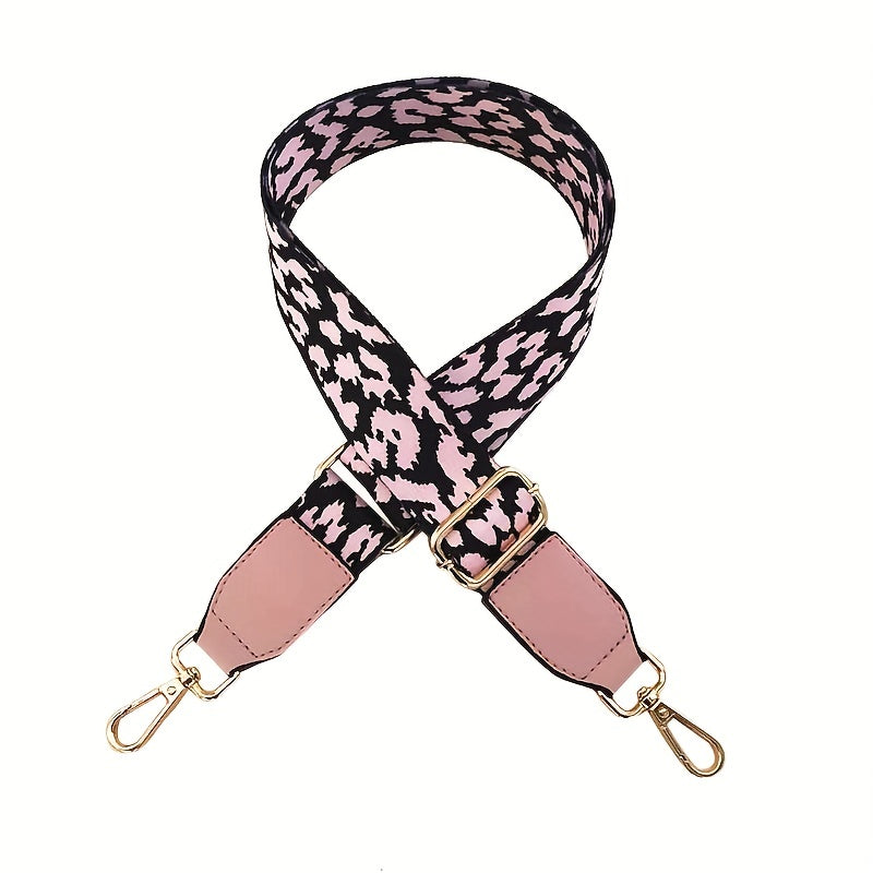 Leopard Pattern Bag Strap All Match Ethnic Strap Adjustable Travel