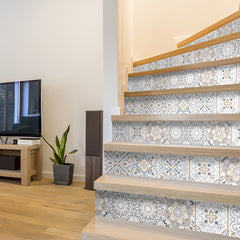 Bohemian Printed Staircase Stickers Waterproof Home Decoration Wallpaper