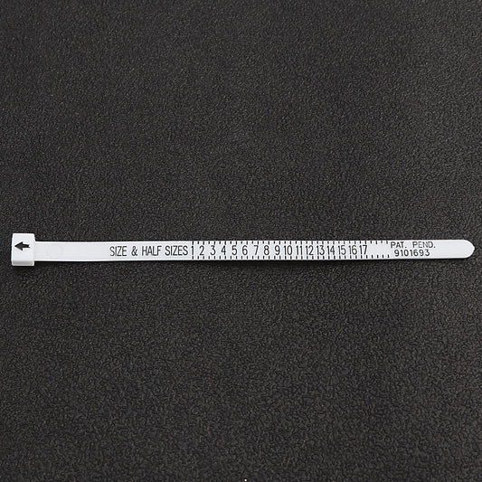 Plastic Ring Measuring Soft Ruler Jewelry Making Supplies