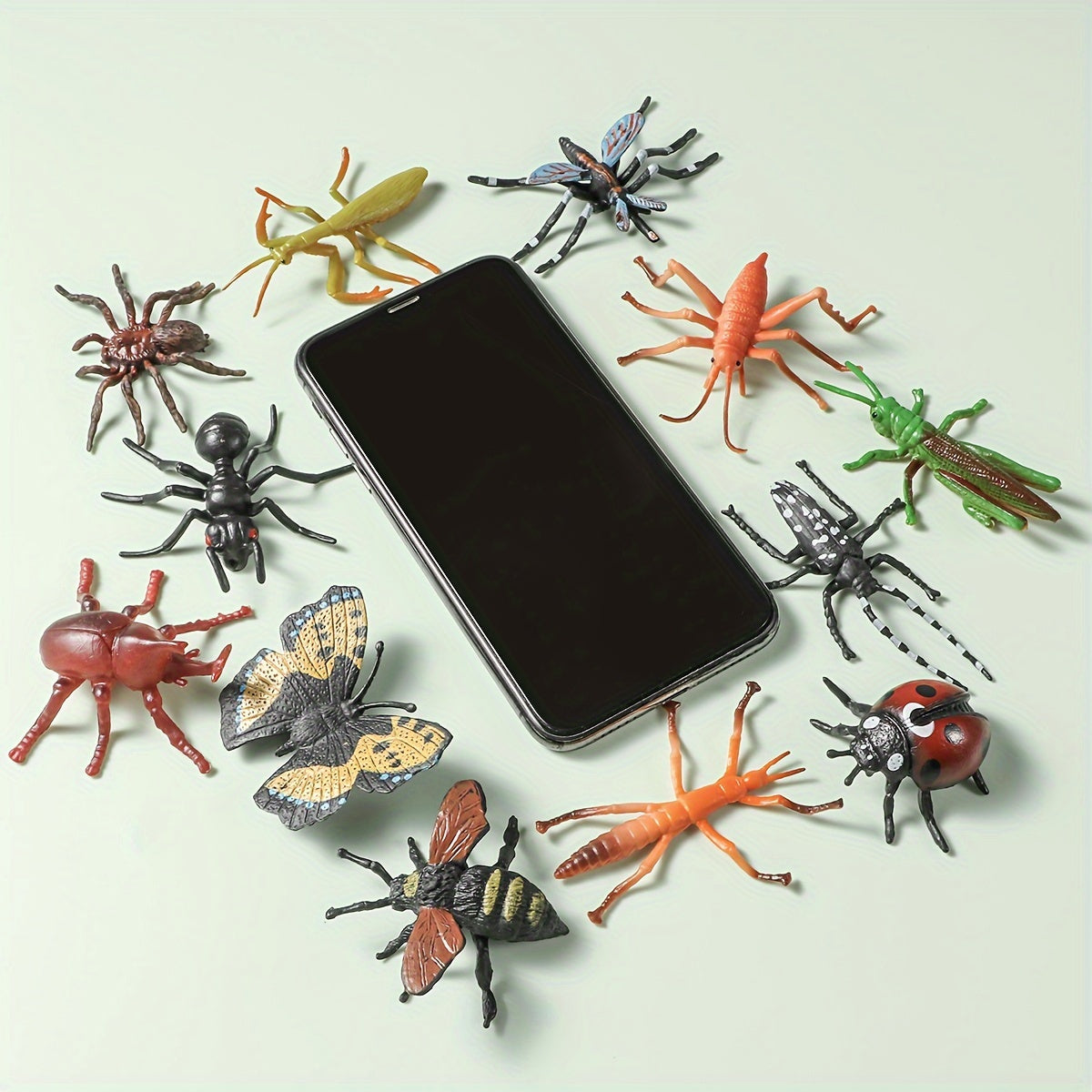 12pcs Realistic Insect Animals Model Set Educational Figurines Kids Toy