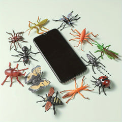 12pcs Realistic Insect Animals Model Set Educational Figurines Kids Toy
