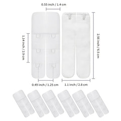 Bra Extender 2 Hooks Split 6 PCS