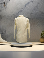 Solid Button Front Lapel Blazer Long Sleeve Pockets Blazer