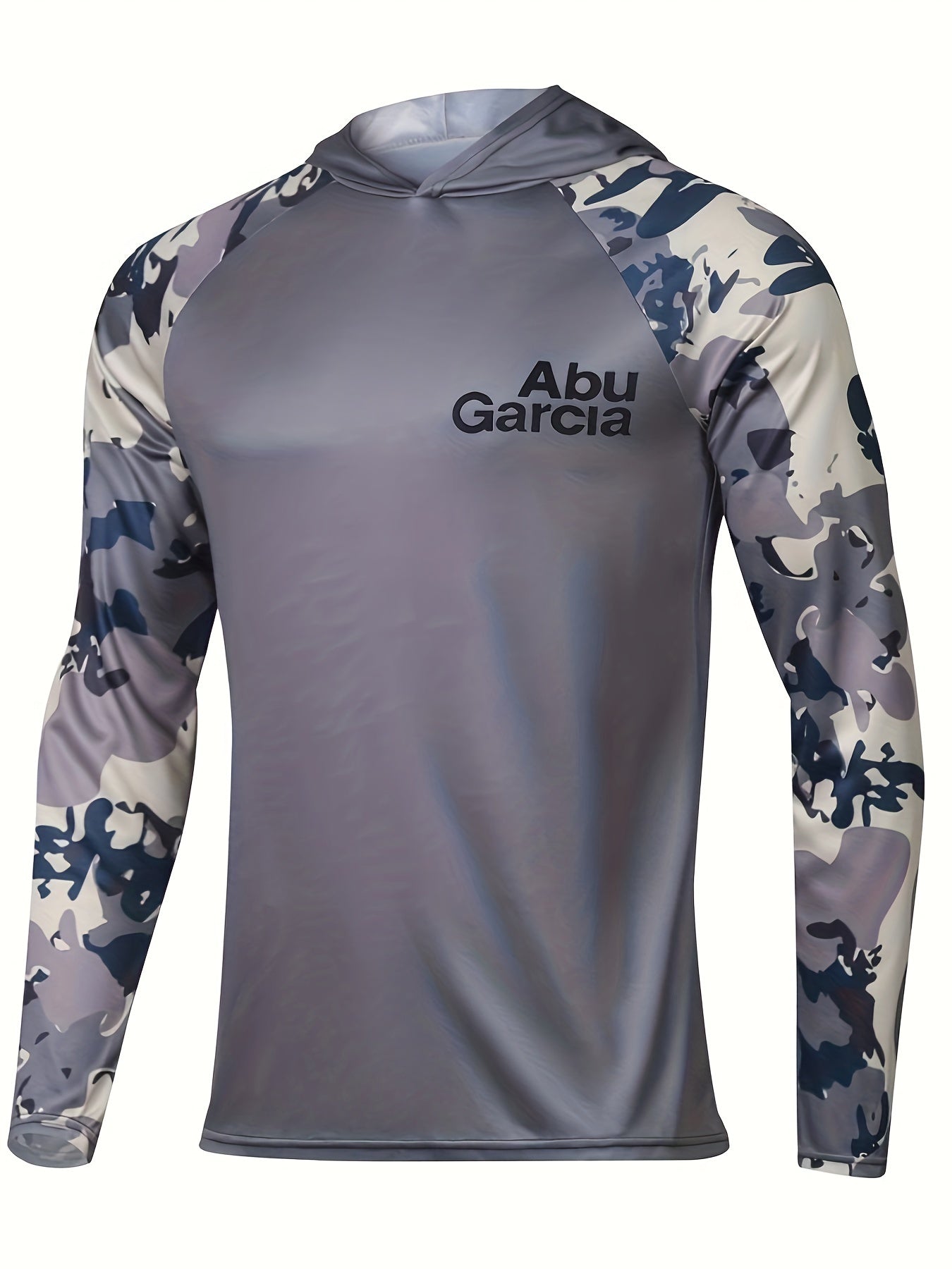 Men's Fish Pattern Hoodie Anti UV Sunscreen Fishing Shirt