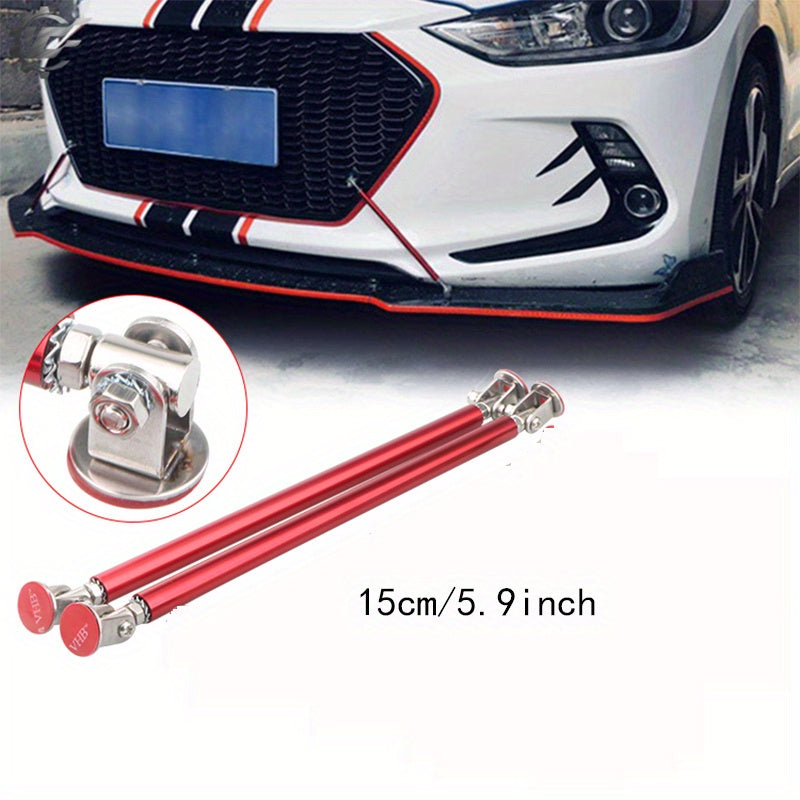 2pcs Car Front and Rear Bar Decorative Tie Rod Universal Adhesive Bracket
