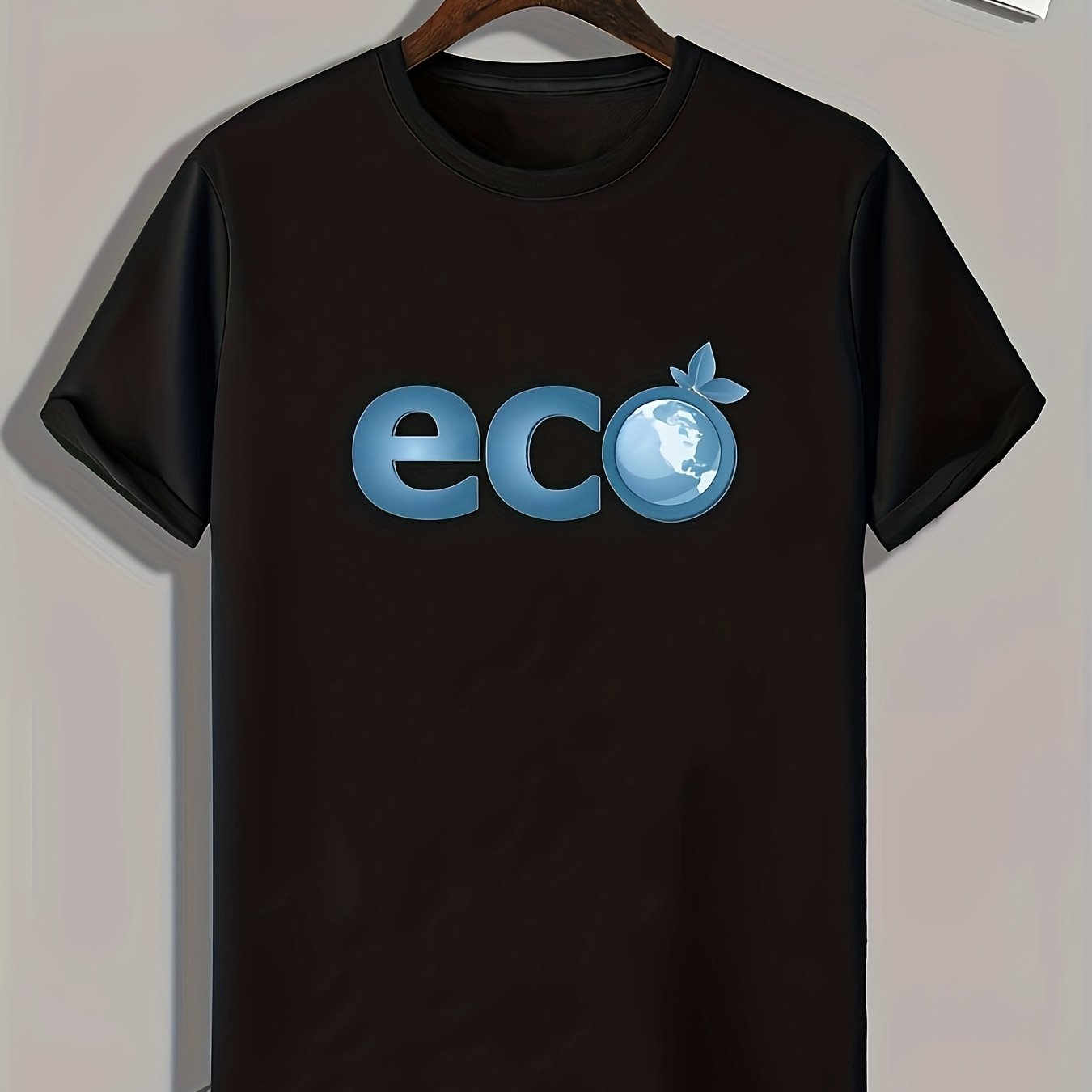 Eco Print Men's Graphic Tee Summer Casual Comfy T-shirt