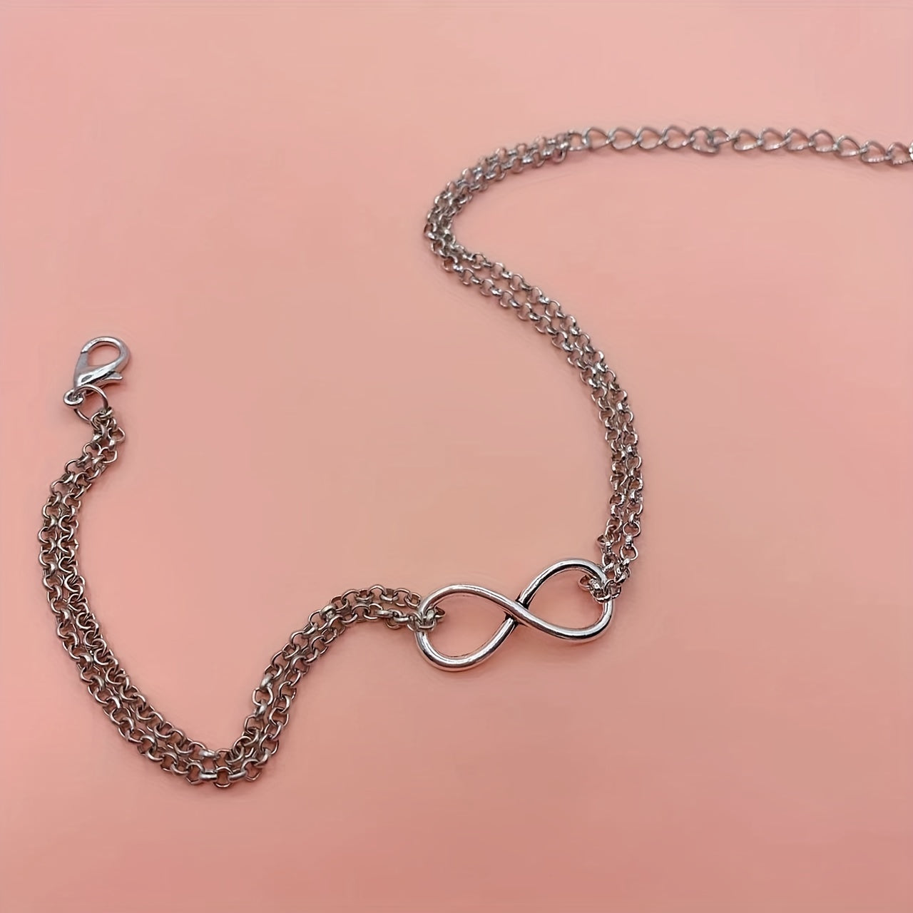 Double Layer Anklet Style Bracelet For Women & Girls