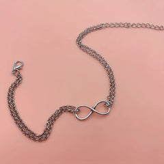 Double Layer Anklet Style Bracelet For Women & Girls