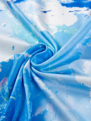Tie Dye One Shoulder Lounge Dress