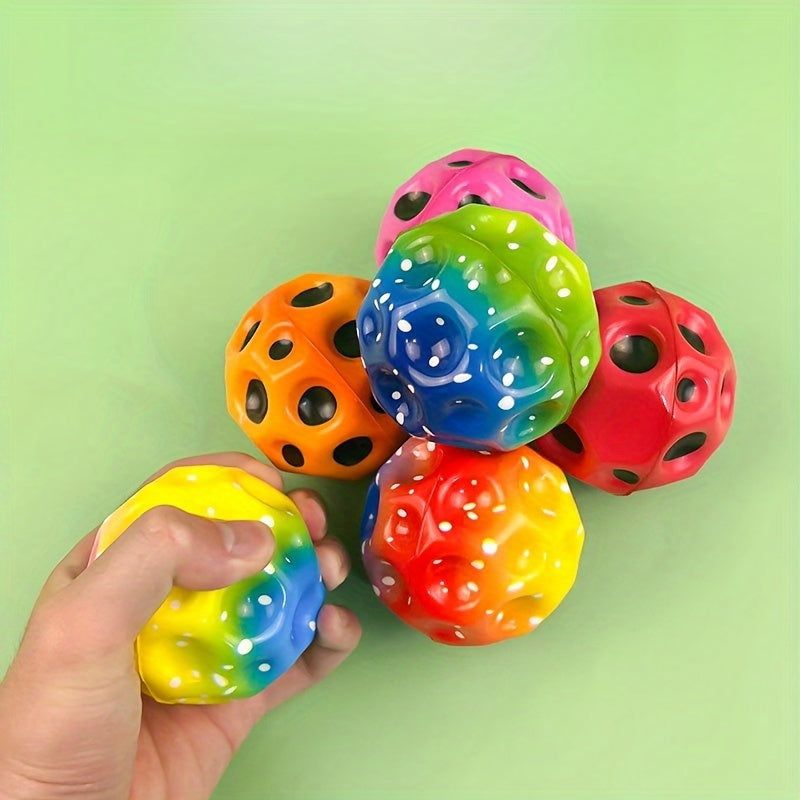 2pcs Children Outdoor Foam Ball High Bounce Moon Ball
